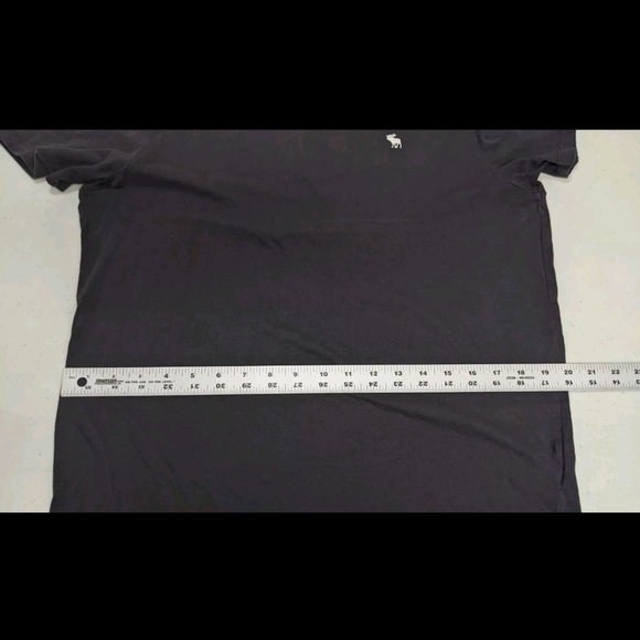 Abercrombie & Fitch Soft A&F Tee T shirt Mens L Gray Short Sleeve 90s Y2K - Picture 6 of 8